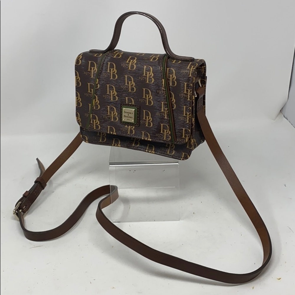 Dooney & Bourke Logo Coated Canvas Crossbody Hand Bag